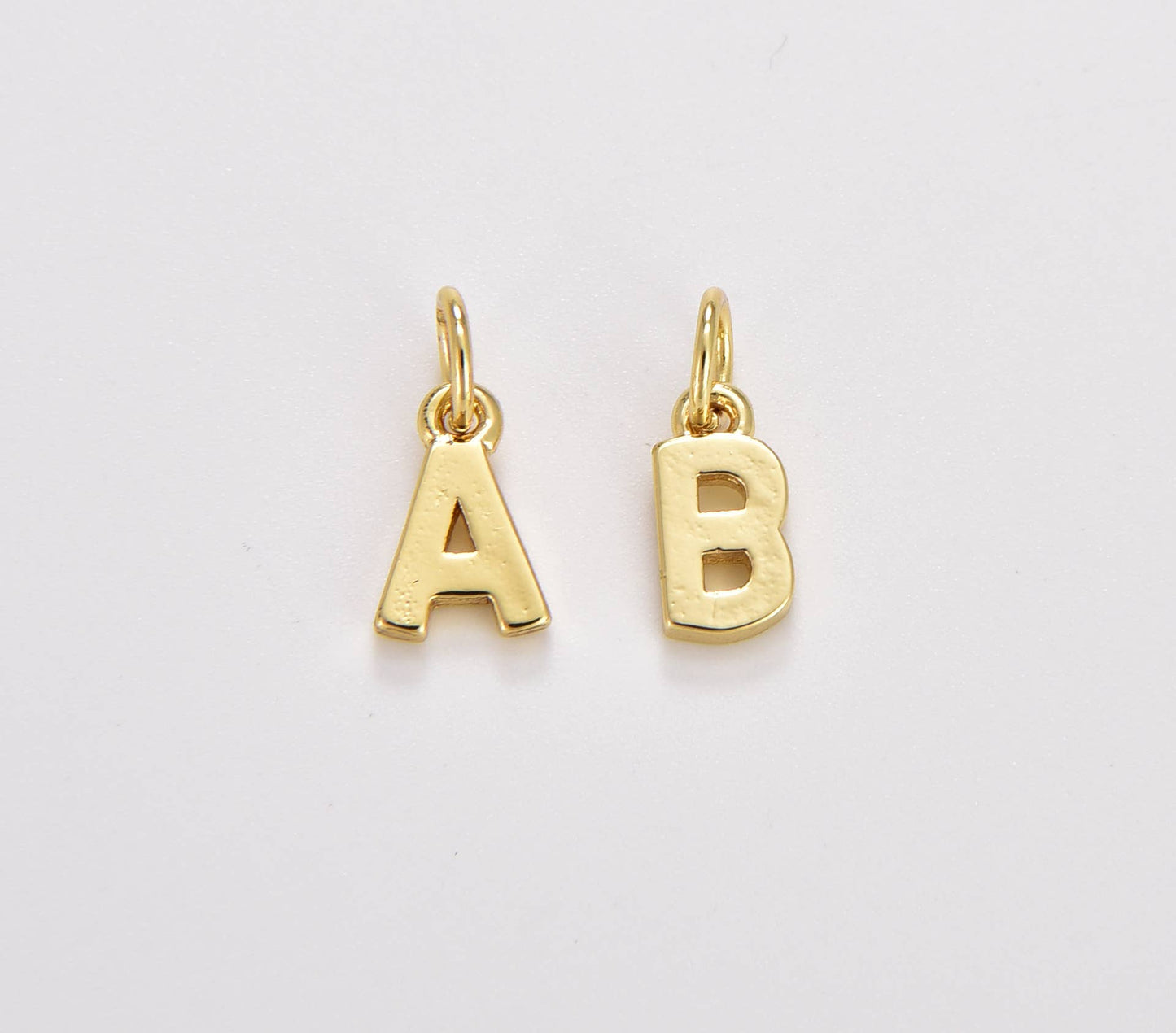 Gold Filled Personalized Initial Letter Charm, Gift CP1242: M