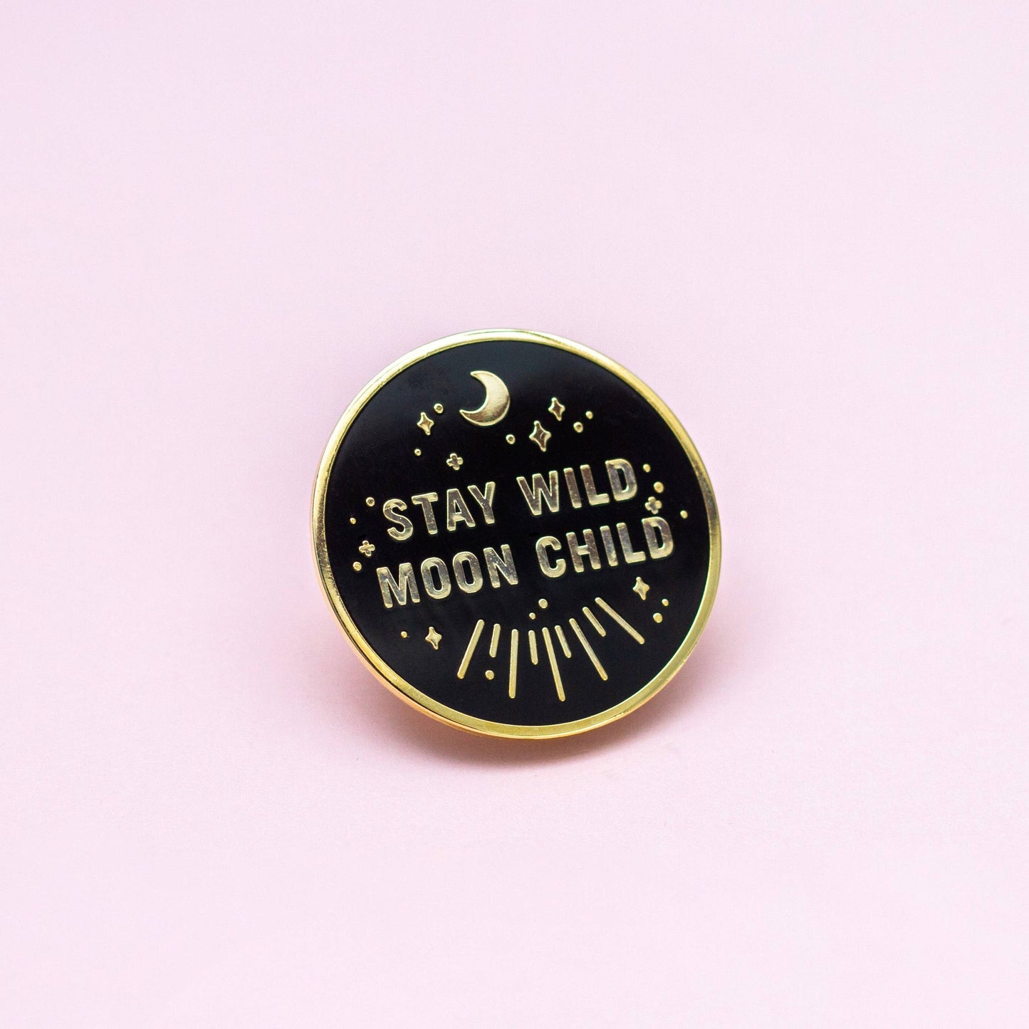 Stay Wild Moon Child Enamel Pin