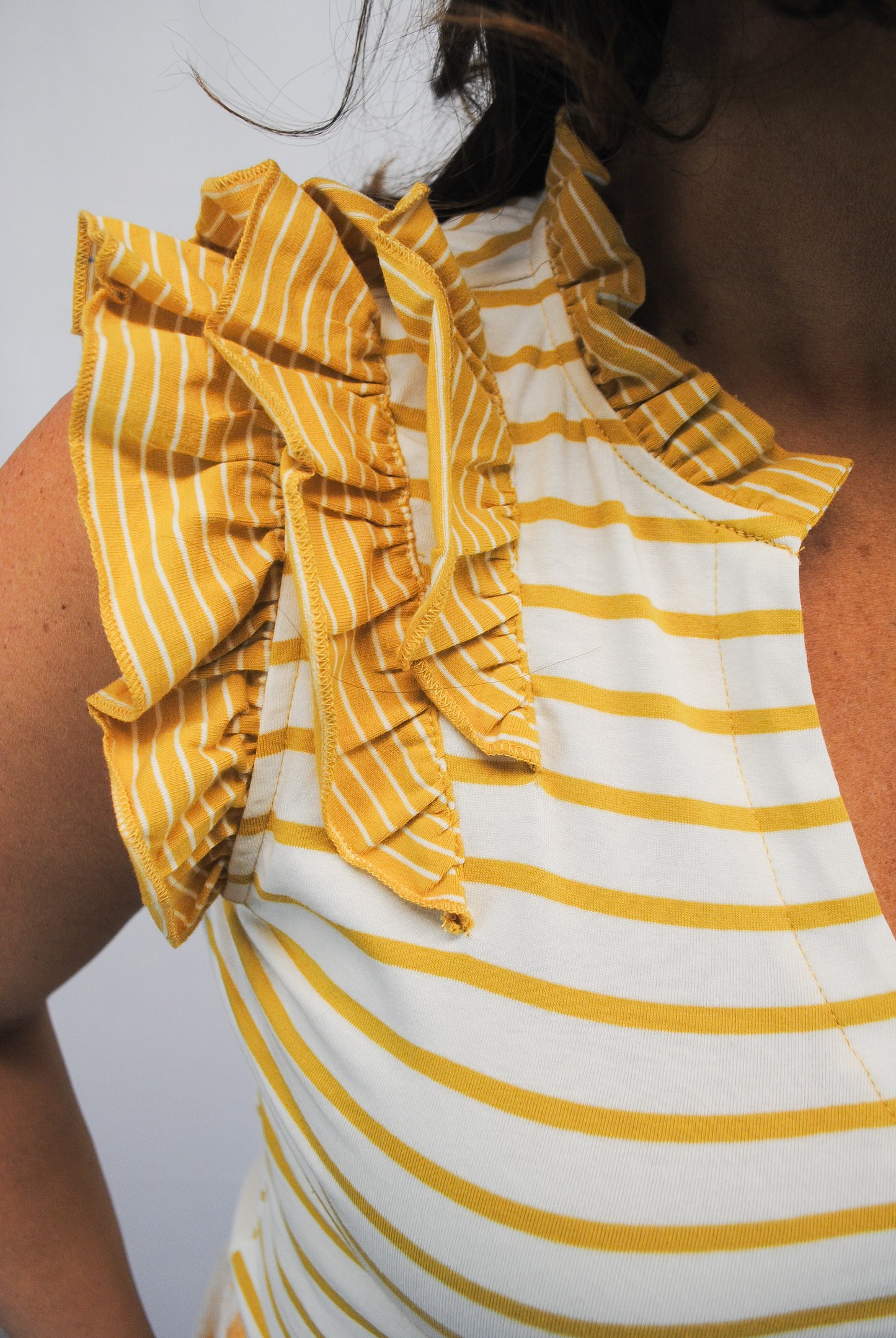 Honey Bee Ruffle Tank