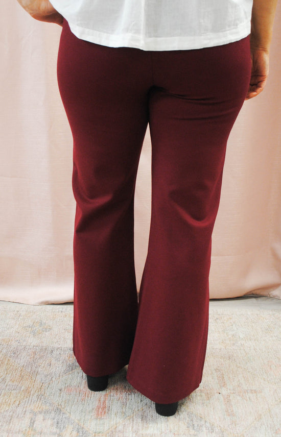 Burgundy Delight Flares