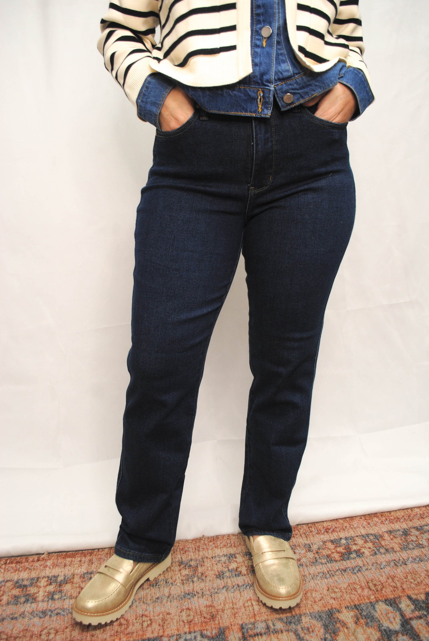 Monica Tummy Control Straight Leg Denim