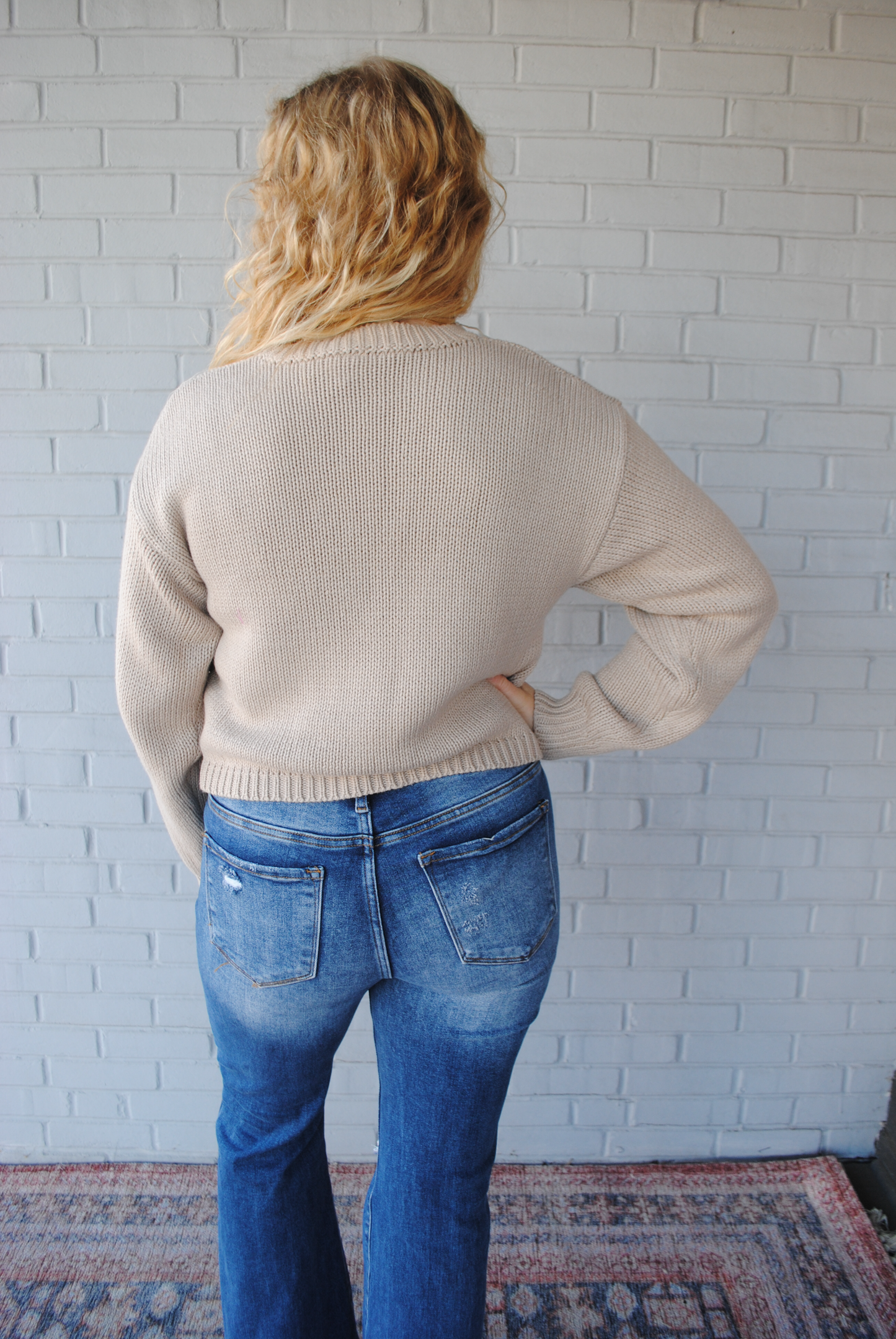 Joy Full Sweater Stone