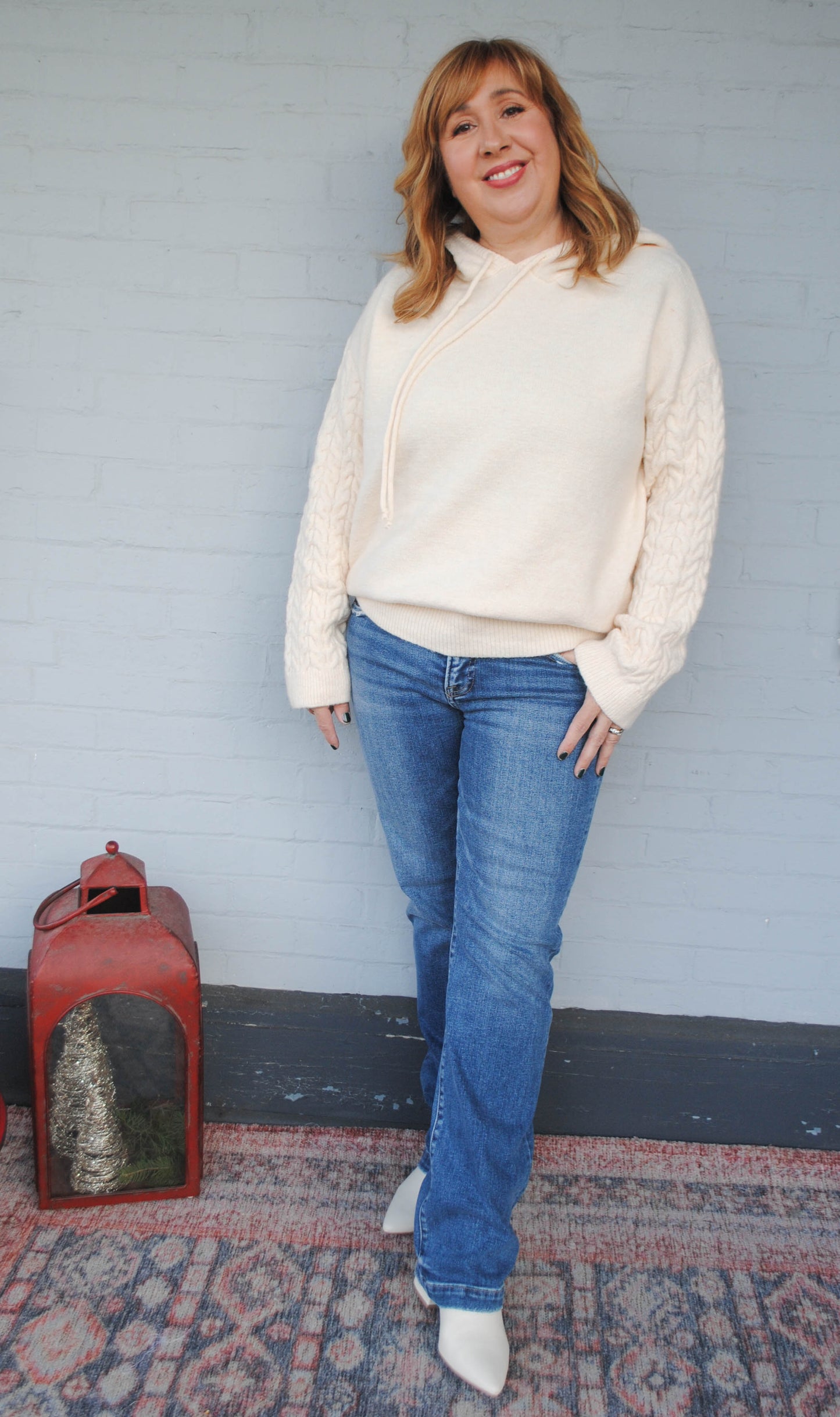 Simple Life Cream Sweater