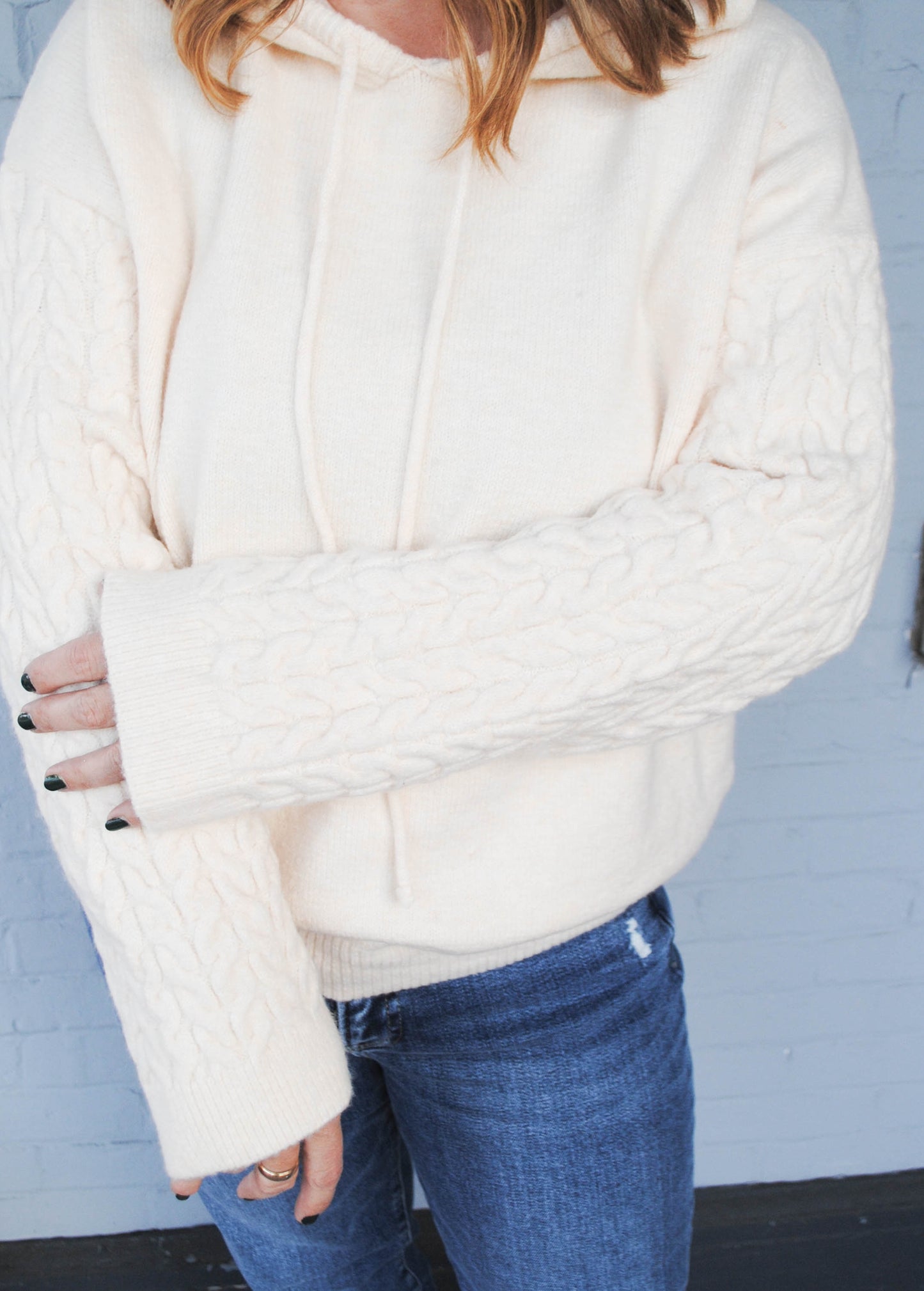 Simple Life Cream Sweater