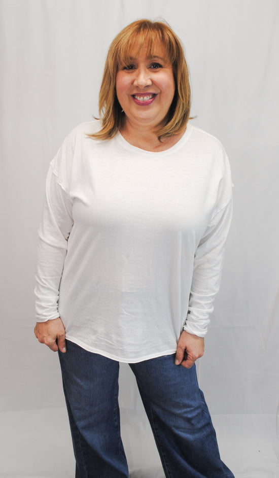 Nina Tee Long Sleeve Ivory