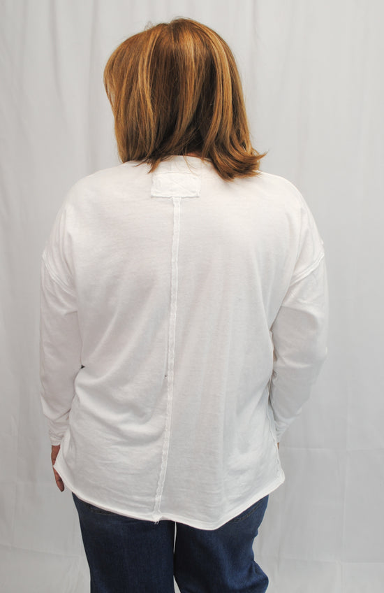 Nina Tee Long Sleeve Ivory