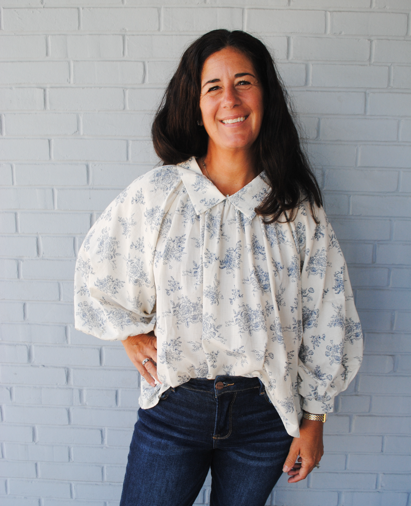 The Toile Blouse