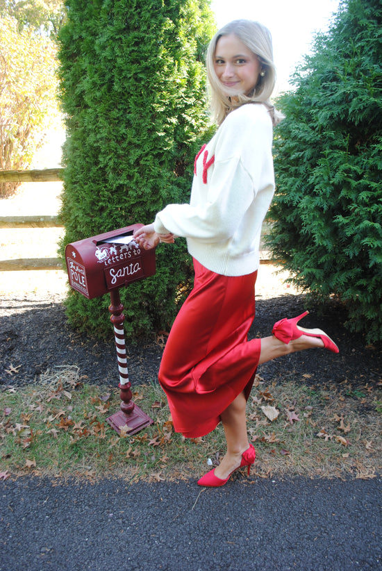 In the Spirit Red Skirt