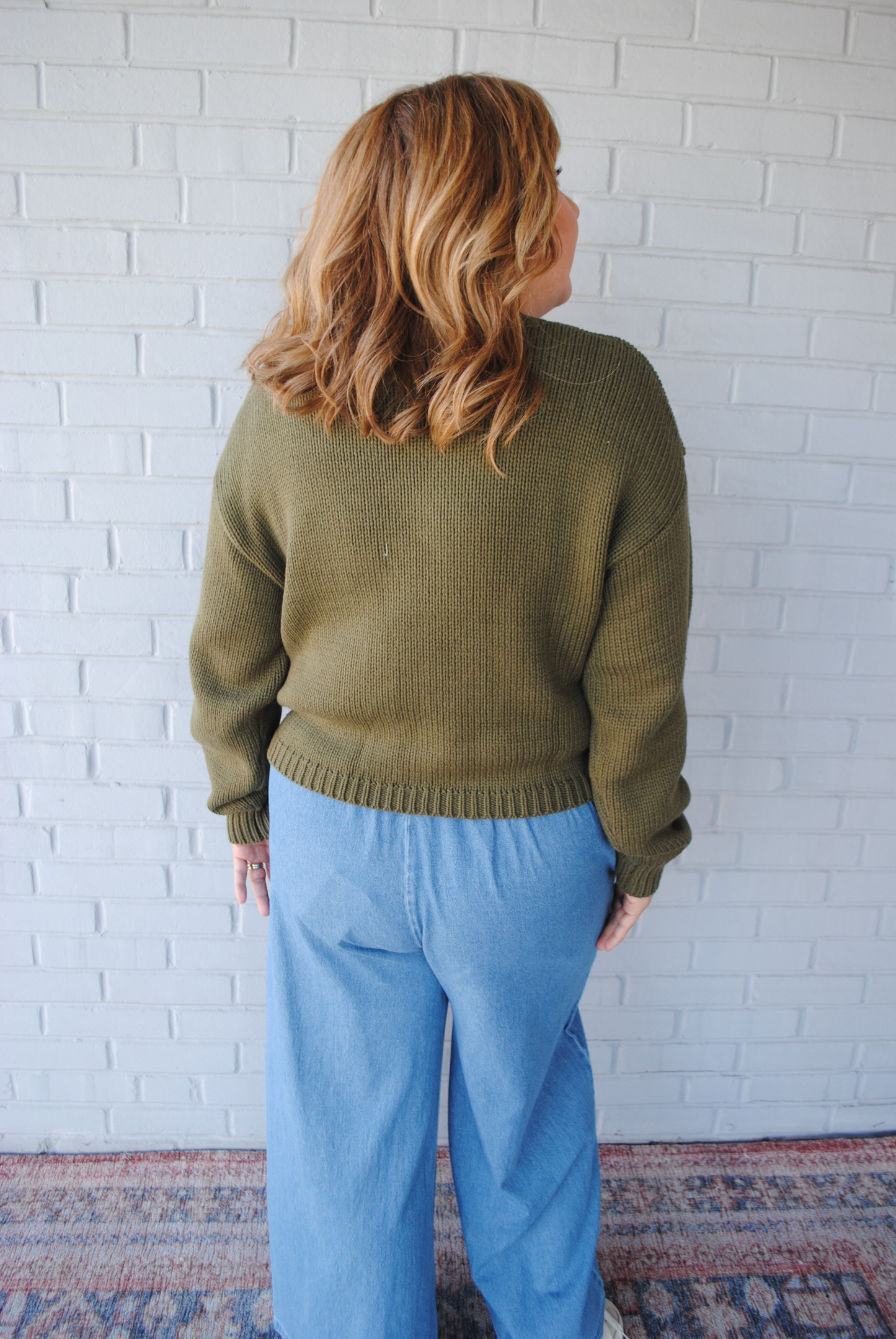 Joy Full Sweater Olive