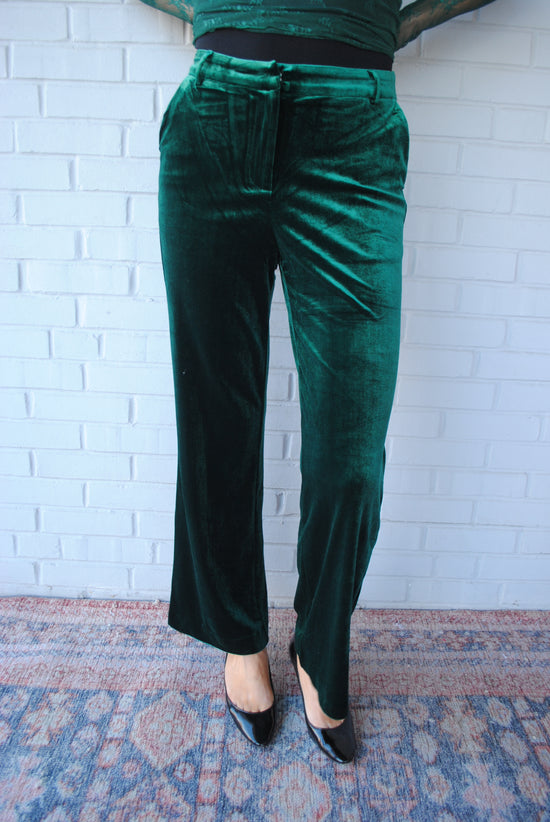 On the Hunt Velvet Pants