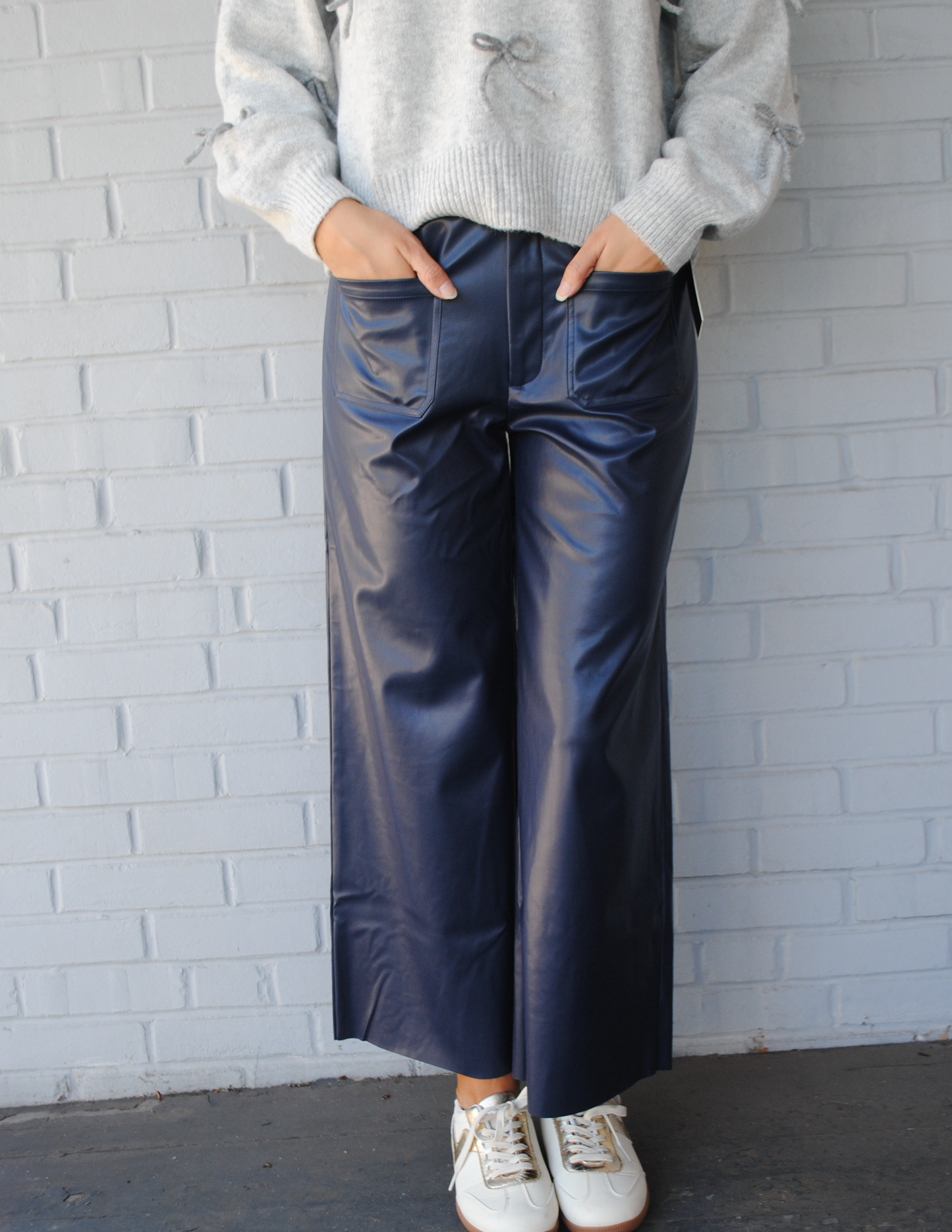 Night Sky Faux Leather Pants