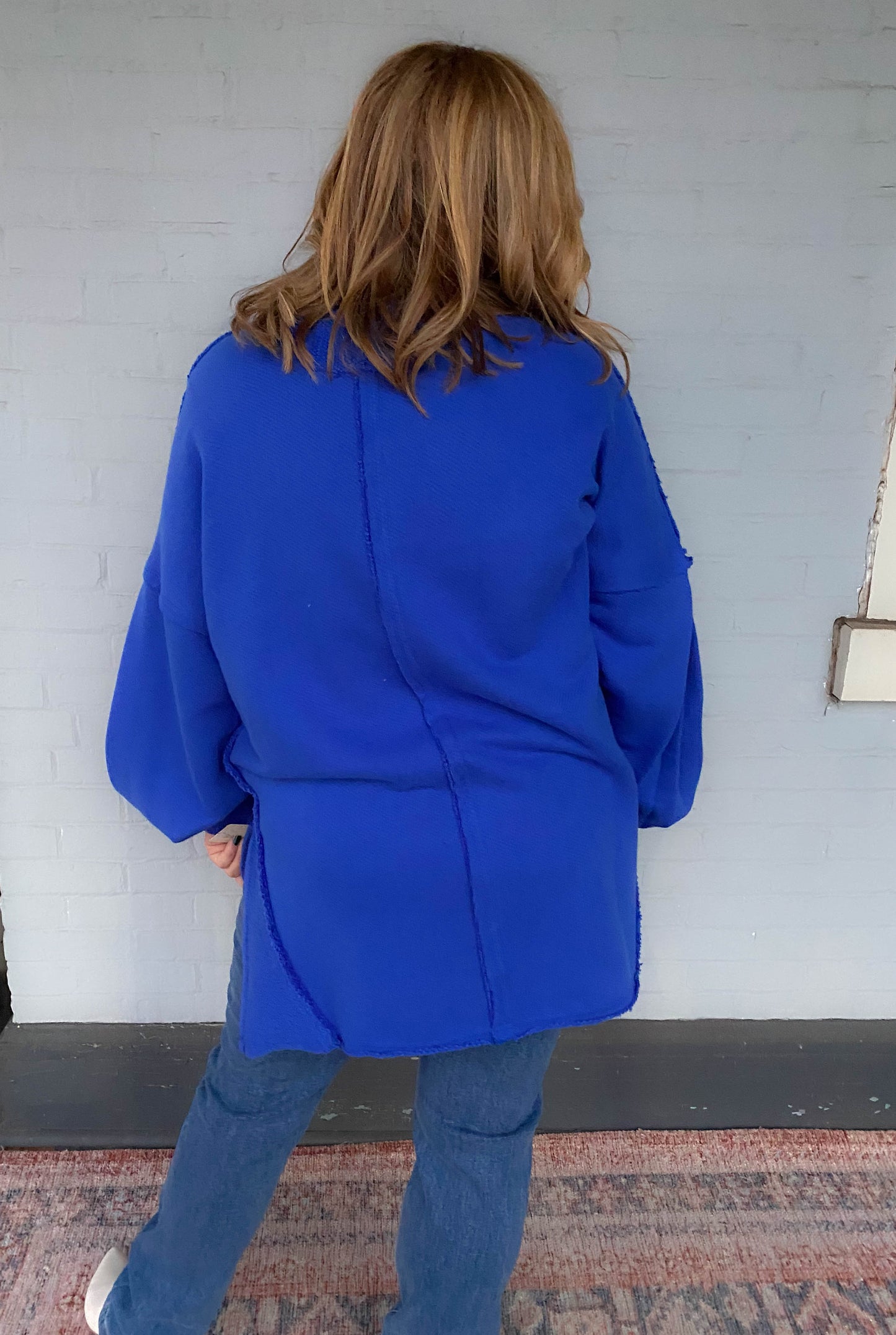 Wonderful Pullover Tunic Mazarine Blue