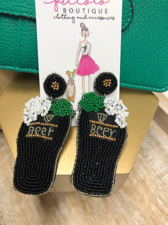 Beer Beaded Earrings