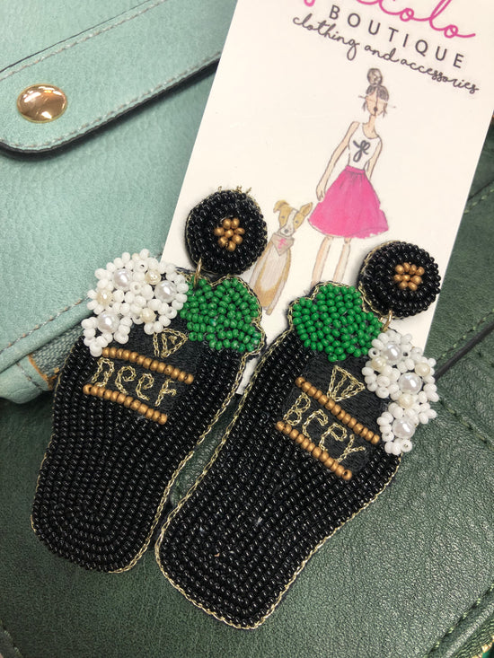 Beer Beaded Earrings