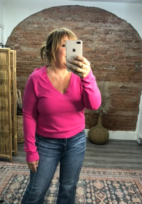 Andrea Top Hot Pink