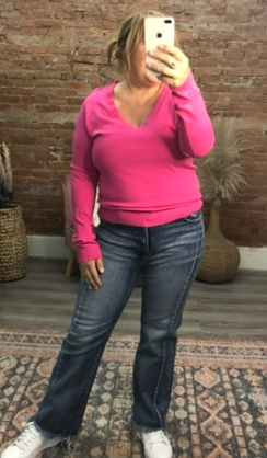 Andrea Top Hot Pink