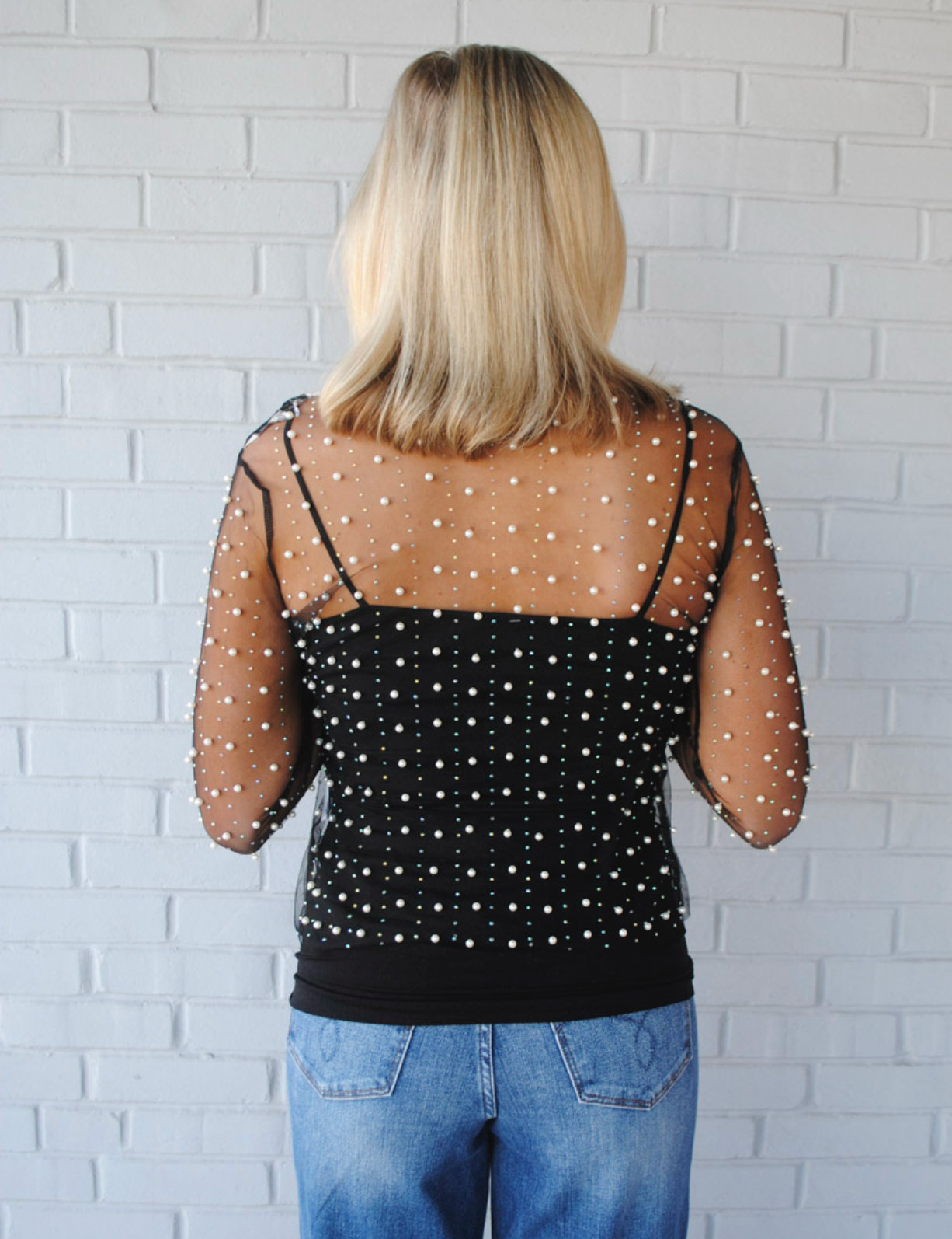 Pearls & Bling Top