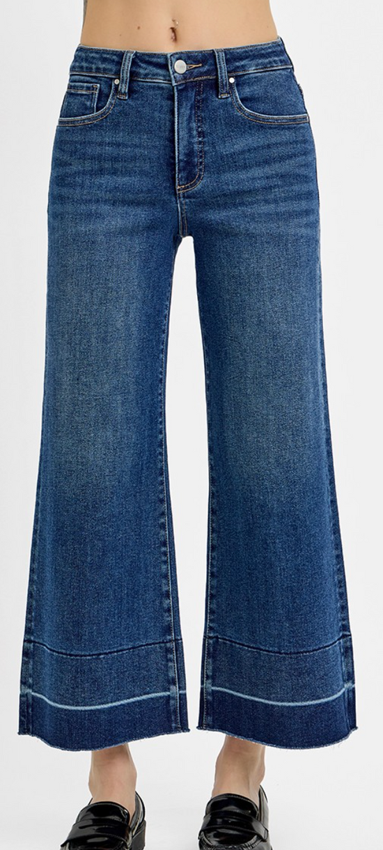 Felicia HR Crop Wide Jean