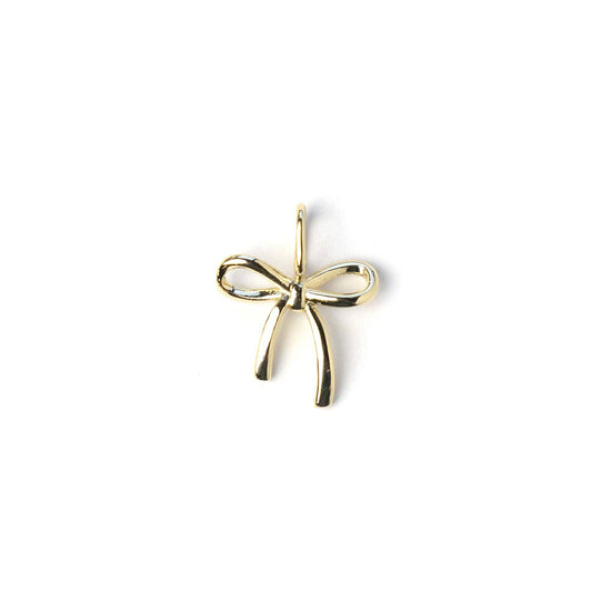 Baby Bow Charm: Mini / Gold